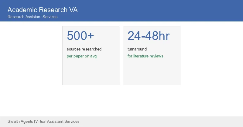 academic research virtual assistant