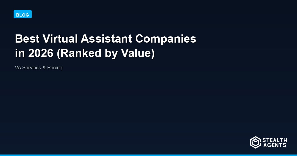 Best Virtual Assistant Companies in 2026 (Ranked by Value)