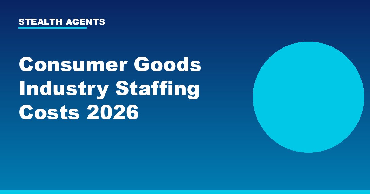 CPG Staffing Costs 2026: 25-40% of Opex Is Labor