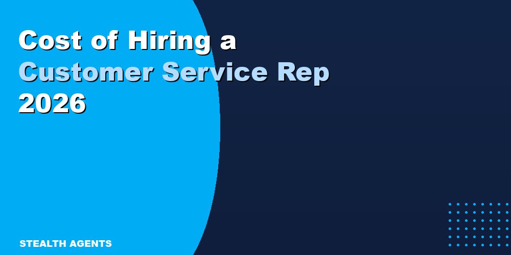 Cost of hiring a customer service rep 2026: salaries and total employer costs