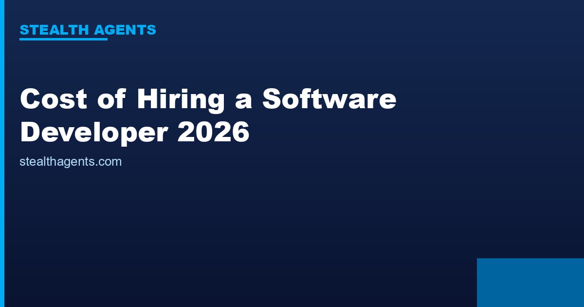 Cost of Hiring a Software Developer in 2026: Salaries, Overhead & Offshore Alternatives