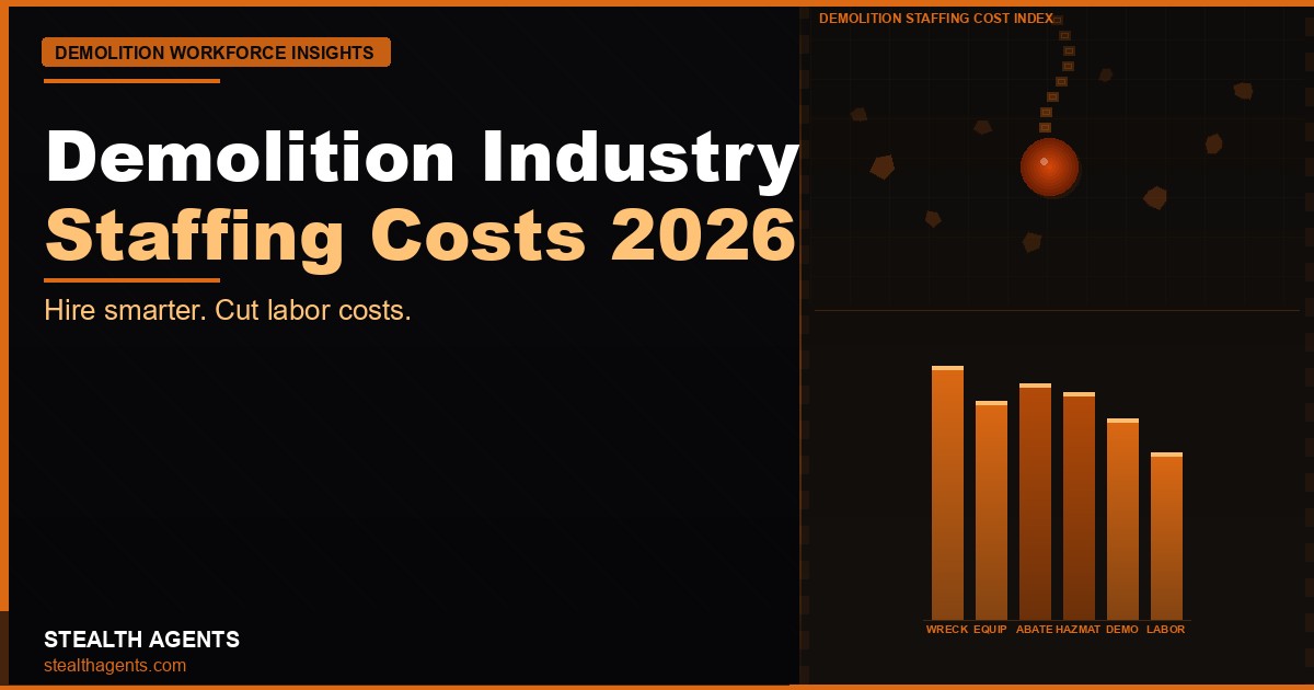 Demolition industry staffing costs 2026: wages, labor shortages, and what hiring actually costs