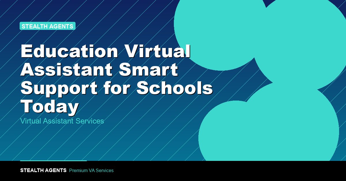 Education Virtual Assistant: Smart Support for Schools