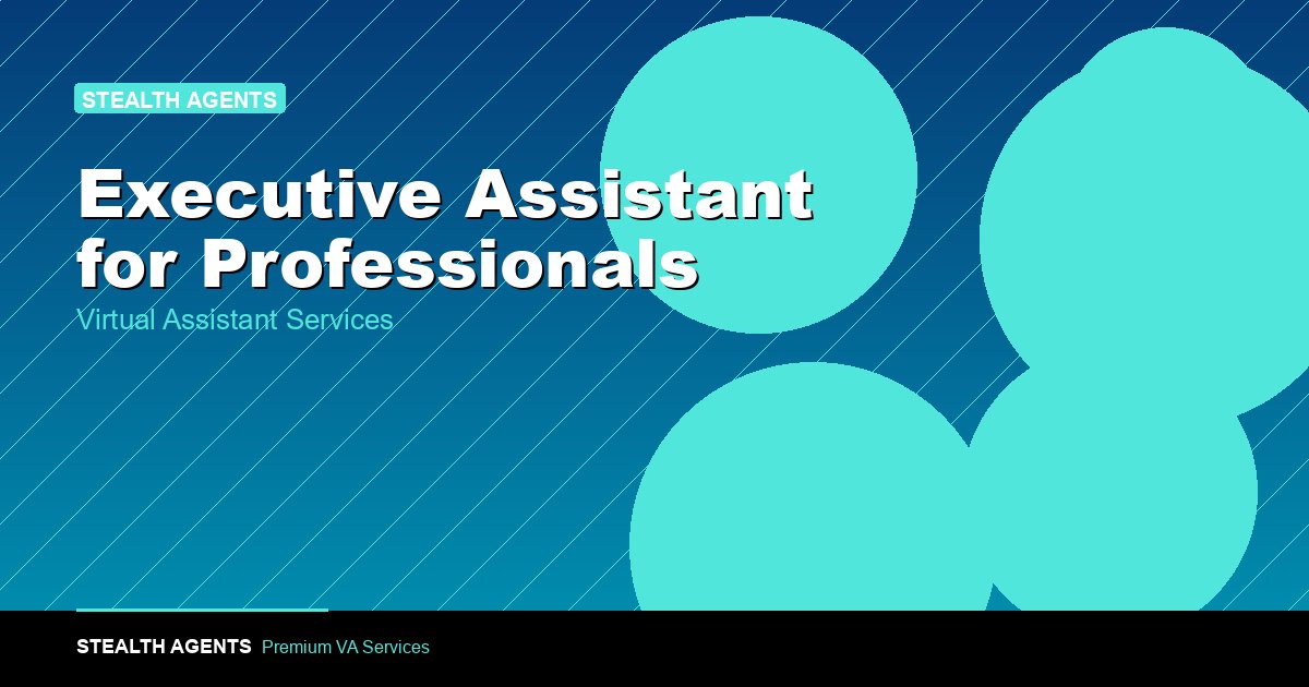 Executive Assistant for Professionals: Duties and Cost 2026