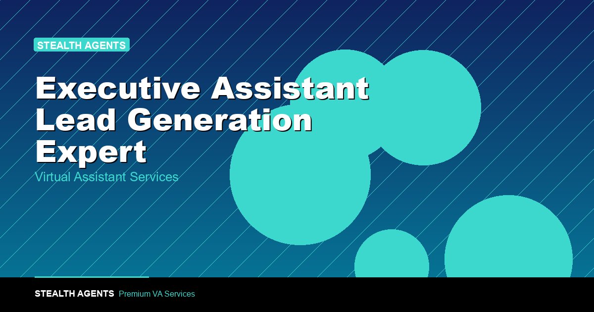 Executive Assistant Lead Generation Expert: Cost in 2026