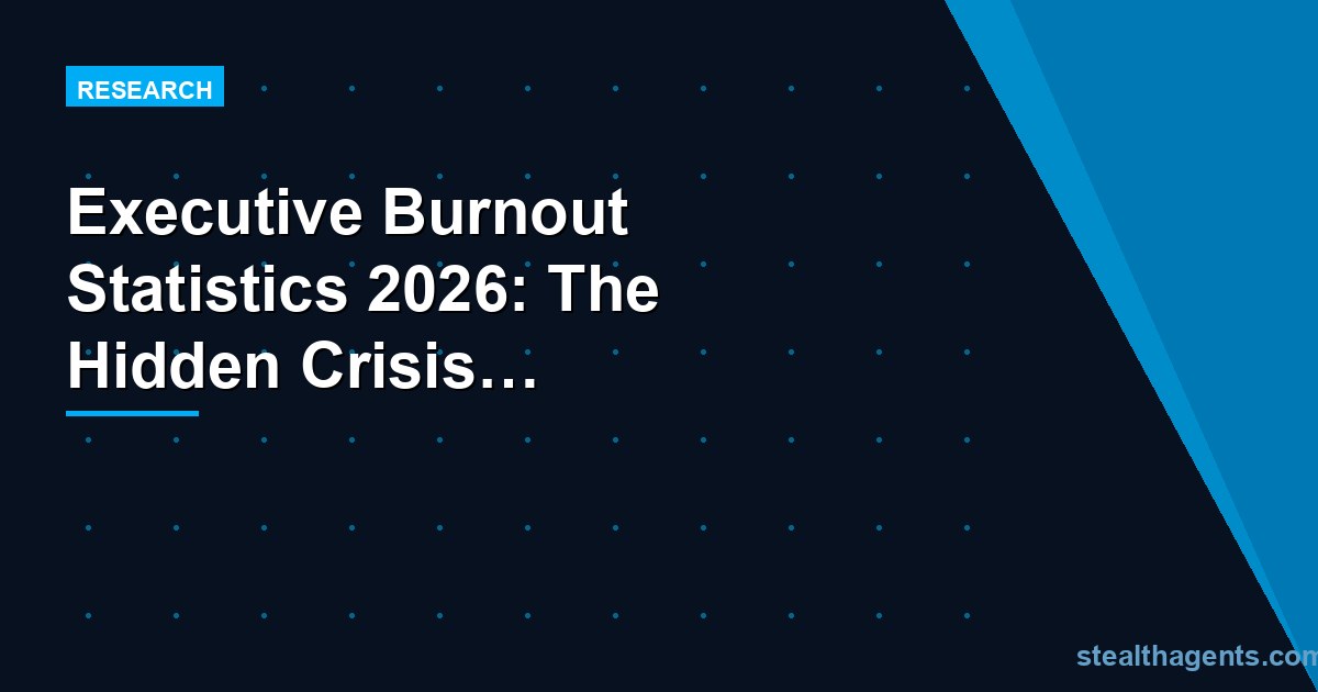 Executive Burnout Statistics 2026: 58% of C-Suite Affected