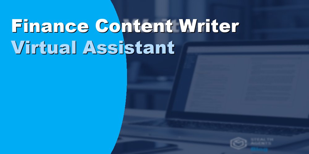 Finance Content Writer Virtual Assistant