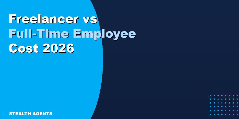 Freelancer vs Full-Time Employee Cost Comparison 2026: What the Data Shows