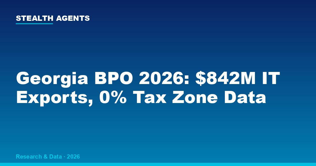 Georgia BPO Statistics 2026: IT Exports, Wages & Outsourcing Data