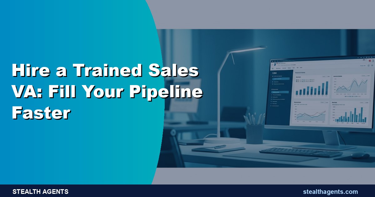 Hire a Trained Sales VA: Fill Your Pipeline Faster
