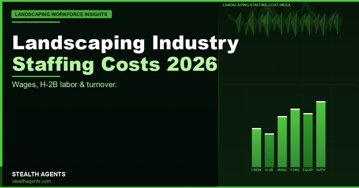 Landscaping industry staffing costs 2026: wages, H-2B reliance & hiring data