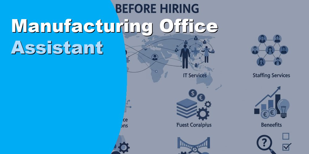 Manufacturing Office Assistant: Roles, Skills, and Cost in 2026