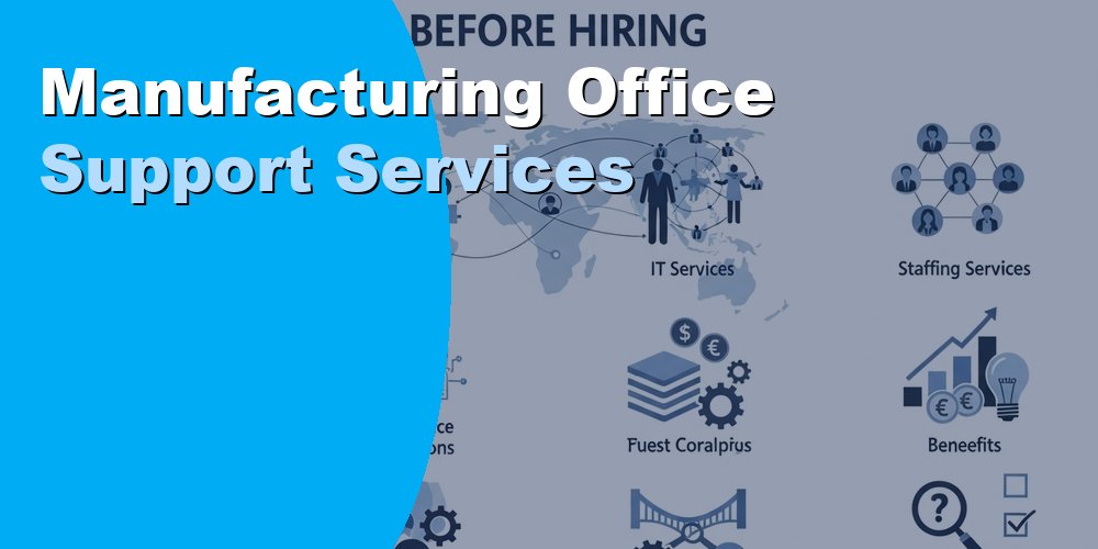Manufacturing Office Support Services: How to Outsource 2026