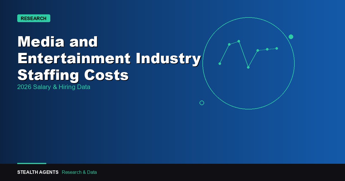 Media and Entertainment Industry Staffing Costs 2026: Salaries, Freelance Rates, and Outsourcing Data