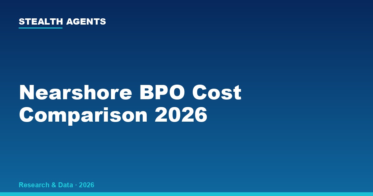 Nearshore BPO Cost Comparison 2026: Onshore vs Nearshore vs Offshore Rates