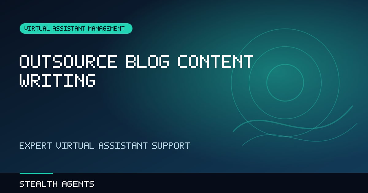 Outsource Blog Content Writing