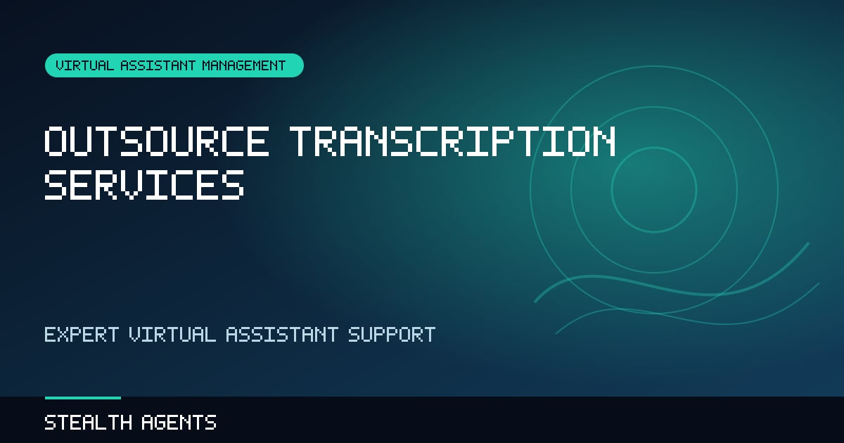 Outsource Transcription Services