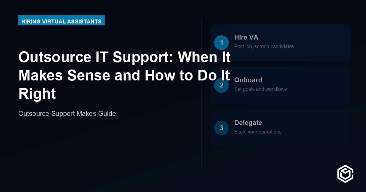 Outsourced IT Support: Complete Guide for Business Owners