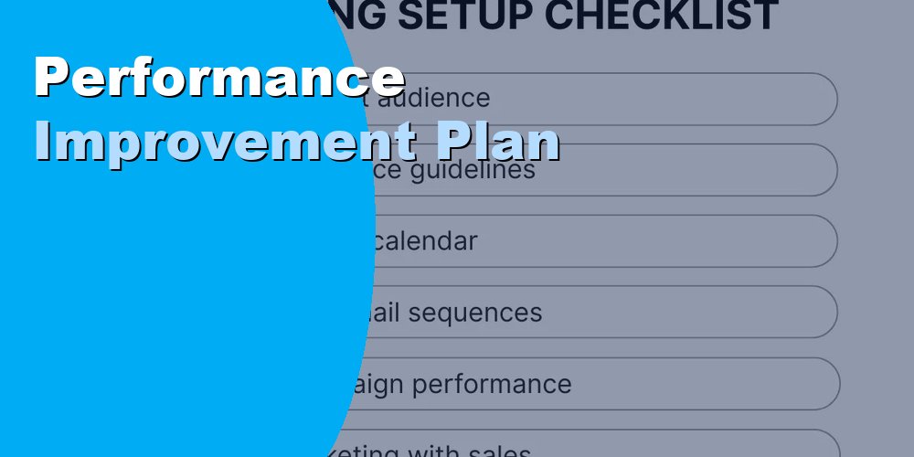 Performance Improvement Plan