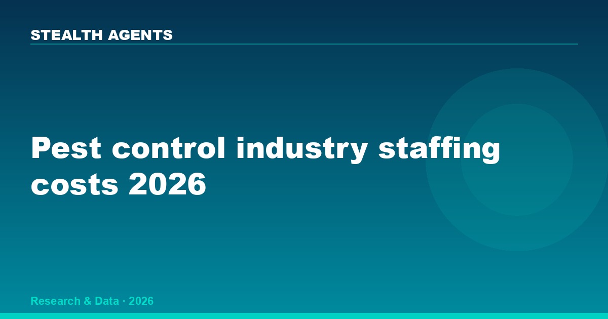 Pest control industry staffing costs 2026: wages, technician shortage & hiring data