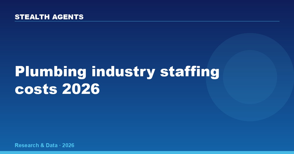 Plumbing industry staffing costs 2026: wages, shortage data & hiring benchmarks