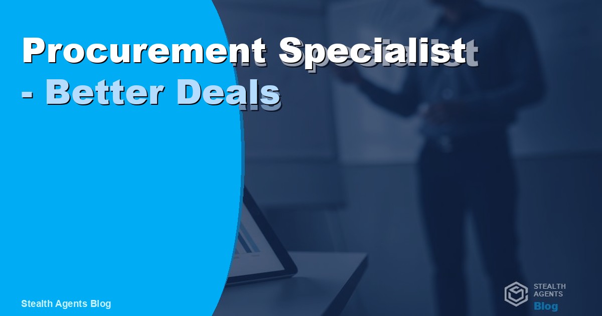 Hire a Procurement Specialist for Better Deals in 2026