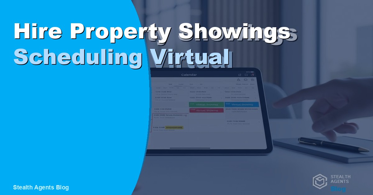 Hire Property Showings Scheduling Virtual