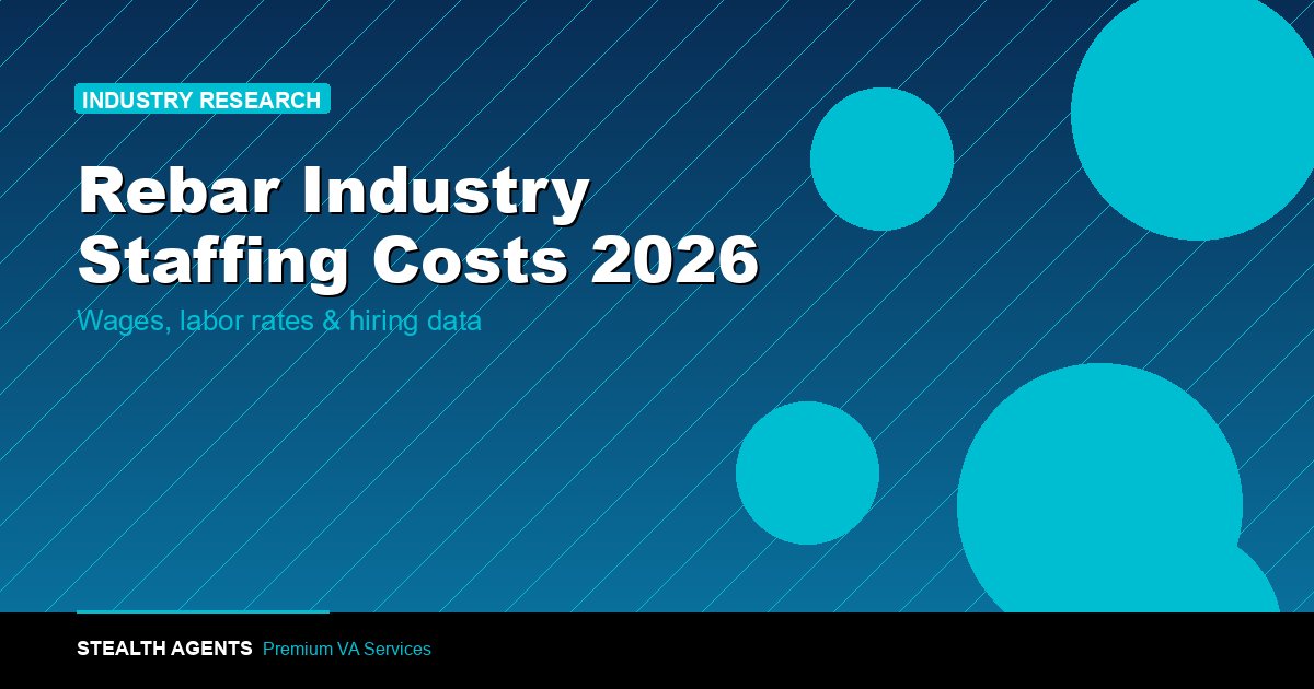 Rebar industry staffing costs 2026: wages, labor rates & hiring data