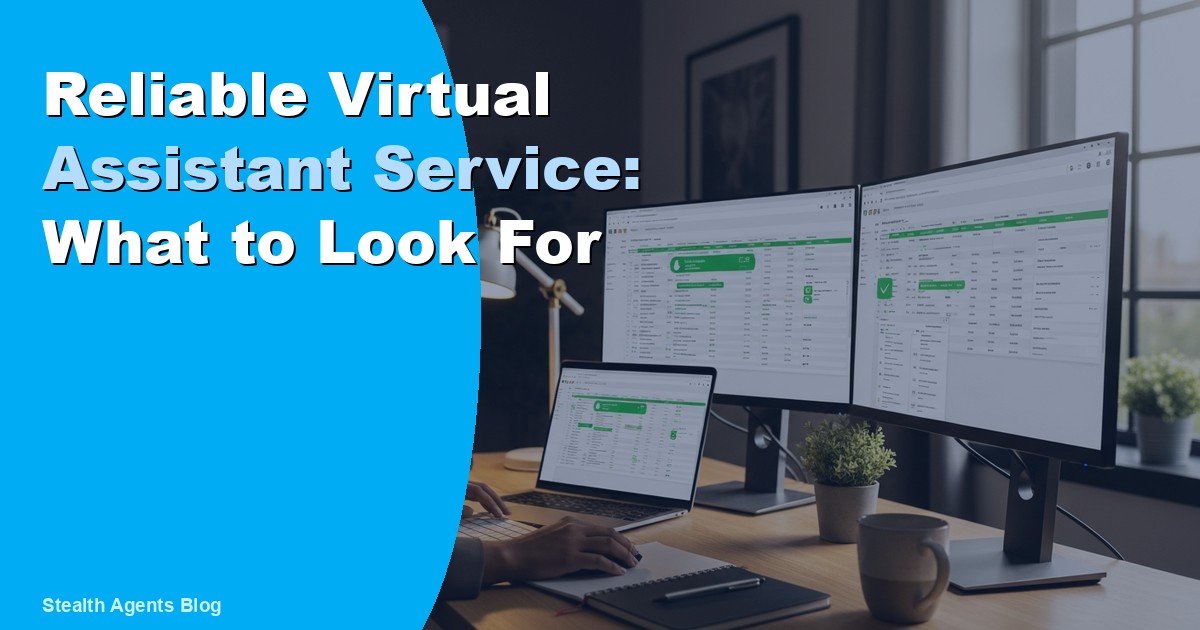 Reliable Virtual Assistant Service: What to Look For