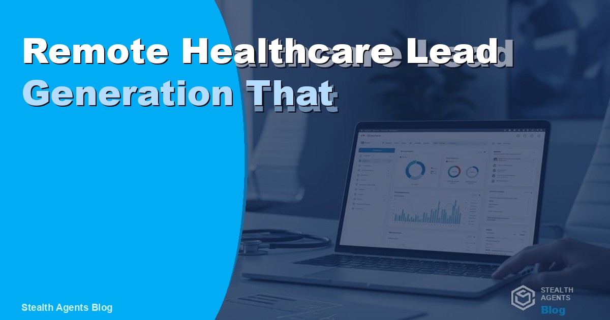 Remote Healthcare Lead Generation Services That Work 2026