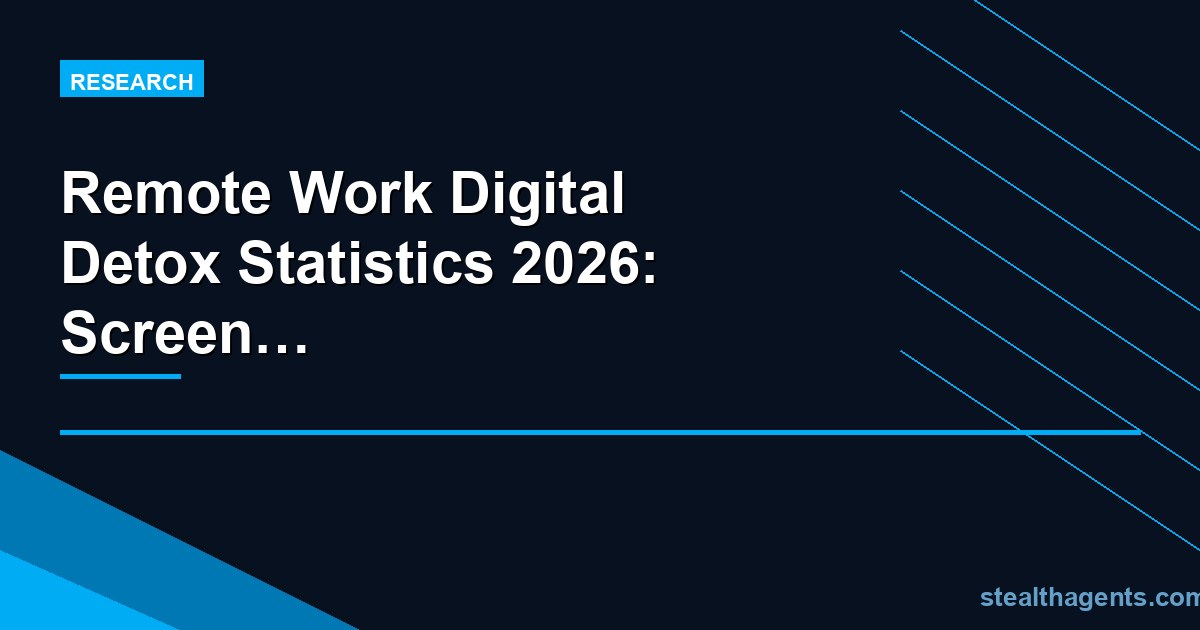 Remote Work Digital Detox Statistics 2026