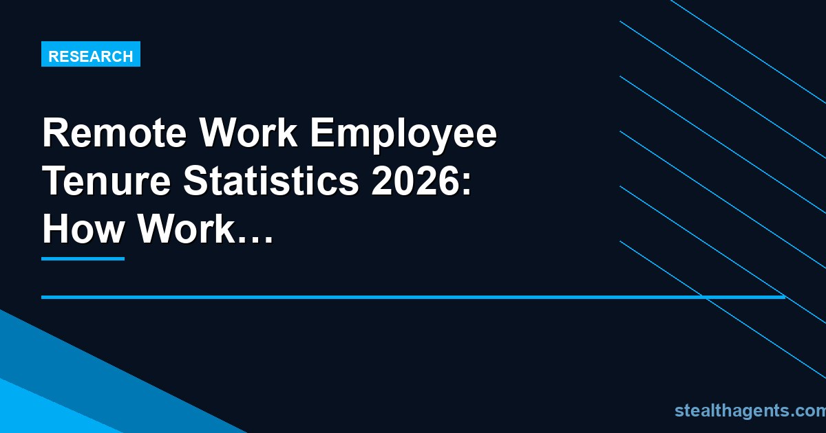 Remote Work Employee Tenure Statistics 2026: How Work Arrangement Affects How Long People Stay