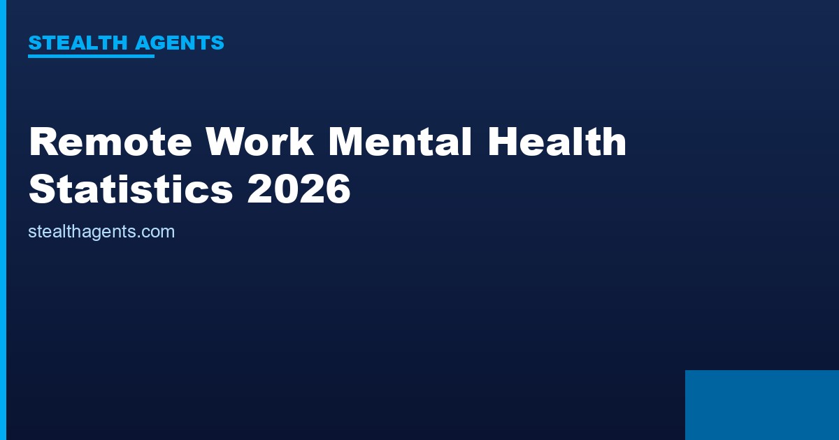 Remote Work Mental Health Statistics 2026: Loneliness, Burnout & Employer Response Data