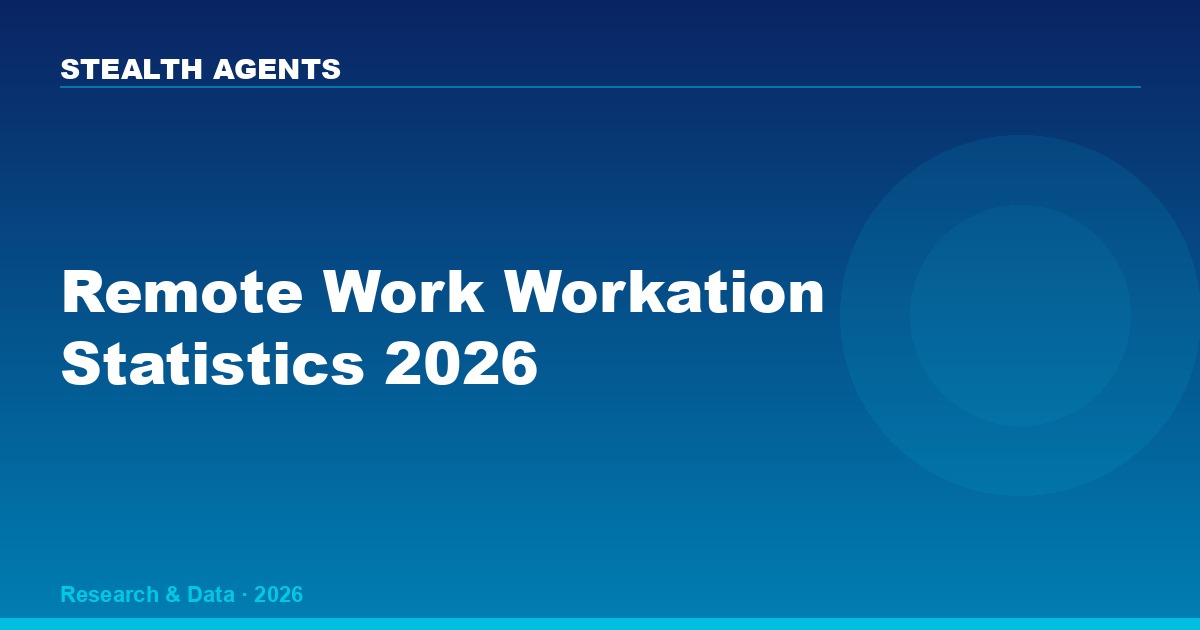 Remote work workation statistics 2026: adoption rates and productivity data