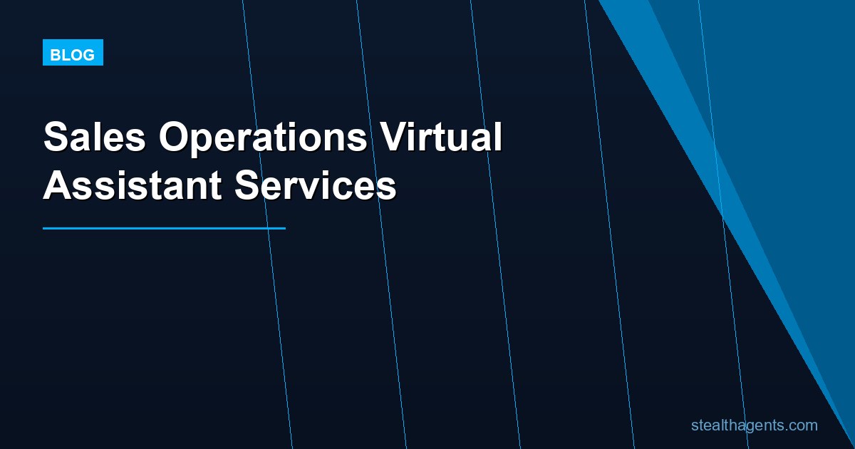 Sales Operations Virtual Assistant Services: Tasks, Cost, and Hiring Guide for 2026