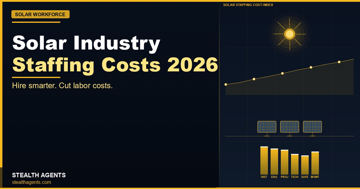 Solar industry staffing costs 2026: salaries by role, labor cost data, and workforce trends