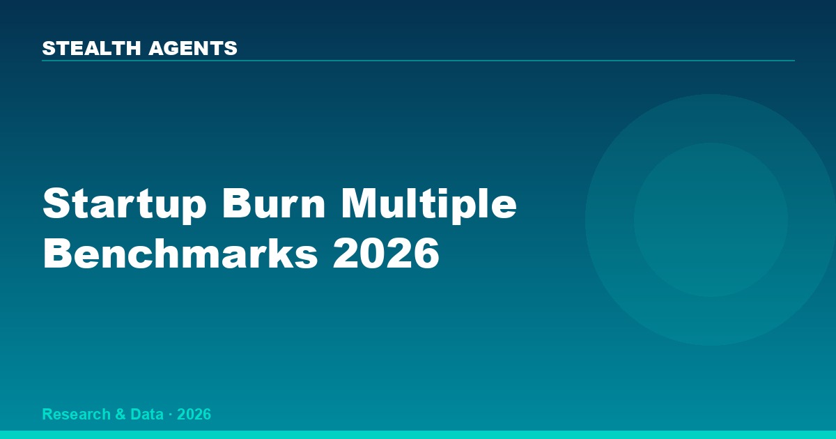 Startup Burn Multiple Benchmarks 2026: What Good, Great, and Amazing Look Like by Stage