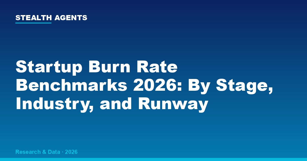 Startup Burn Rate Benchmarks (2026): What Founders Actually Spend by Stage