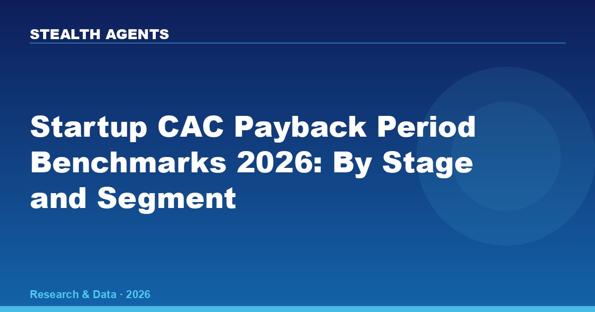 Startup CAC Payback Period Benchmarks 2026: SMB, Mid-Market, and Enterprise SaaS