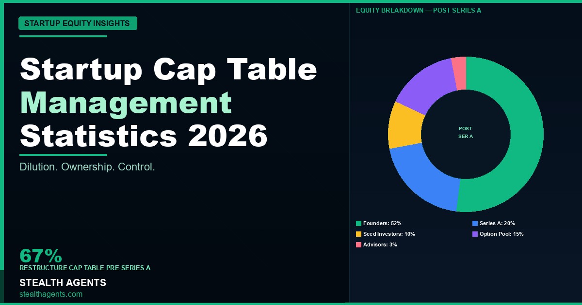 Startup Cap Table Management Statistics 2026: Dilution, Errors, and Equity Trends