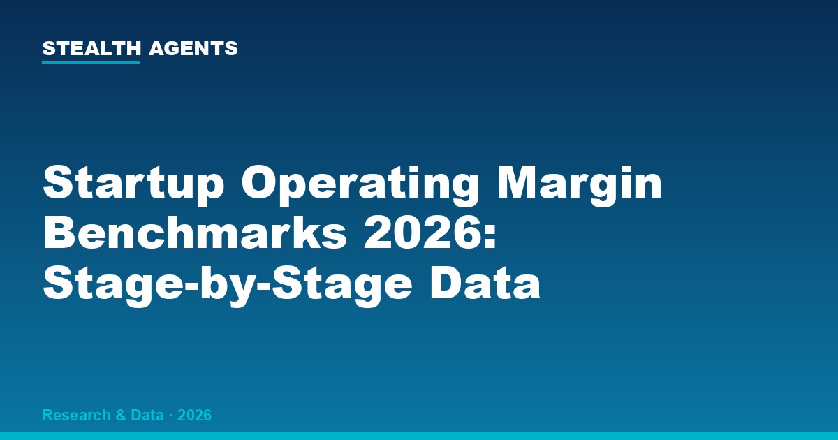 Startup Operating Margin Benchmarks 2026: What the Numbers Look Like by Stage and Business Model