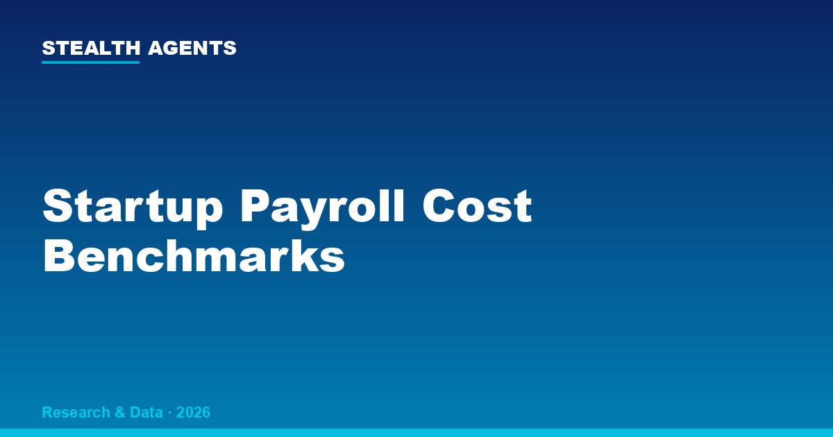 Startup Payroll Cost Benchmarks 2026: Percent of Revenue, Tax Burden, Benefits Load & Software Costs