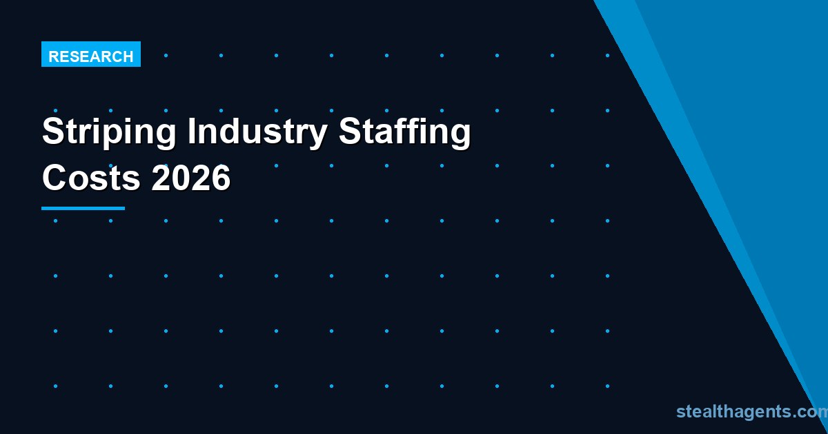 Striping industry staffing costs 2026: wages, crew costs, and what hiring actually costs