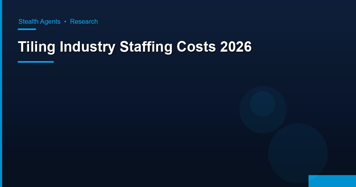 Tiling industry staffing costs 2026: wages, setter shortage & labor data