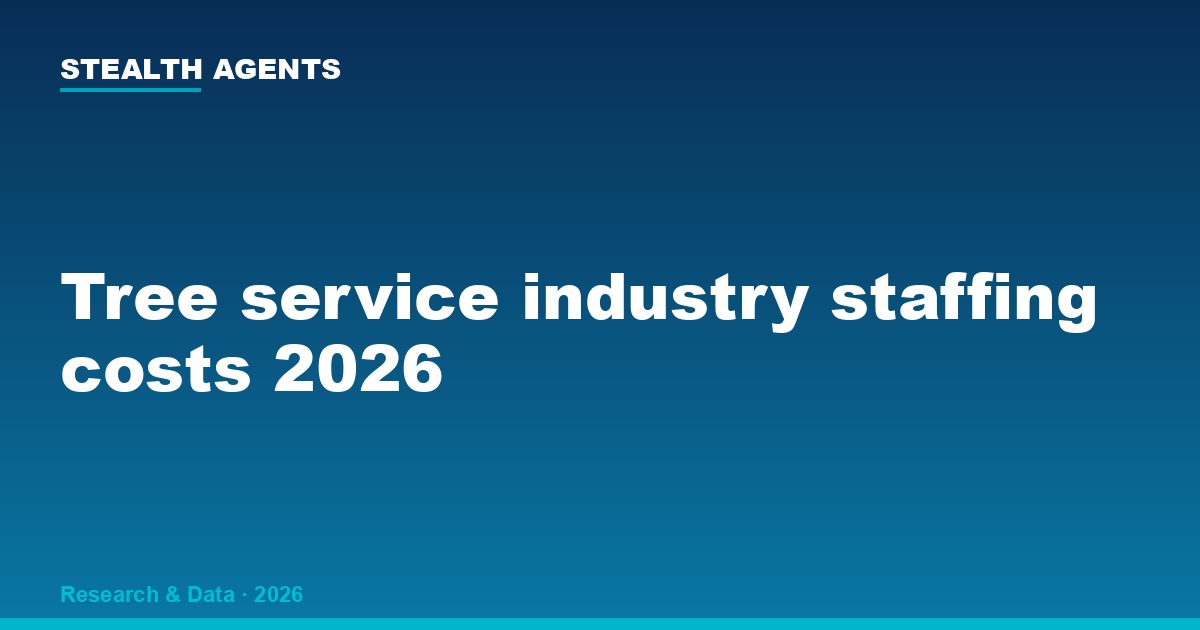 Tree service industry staffing costs 2026: wages, arborist shortage & hiring data
