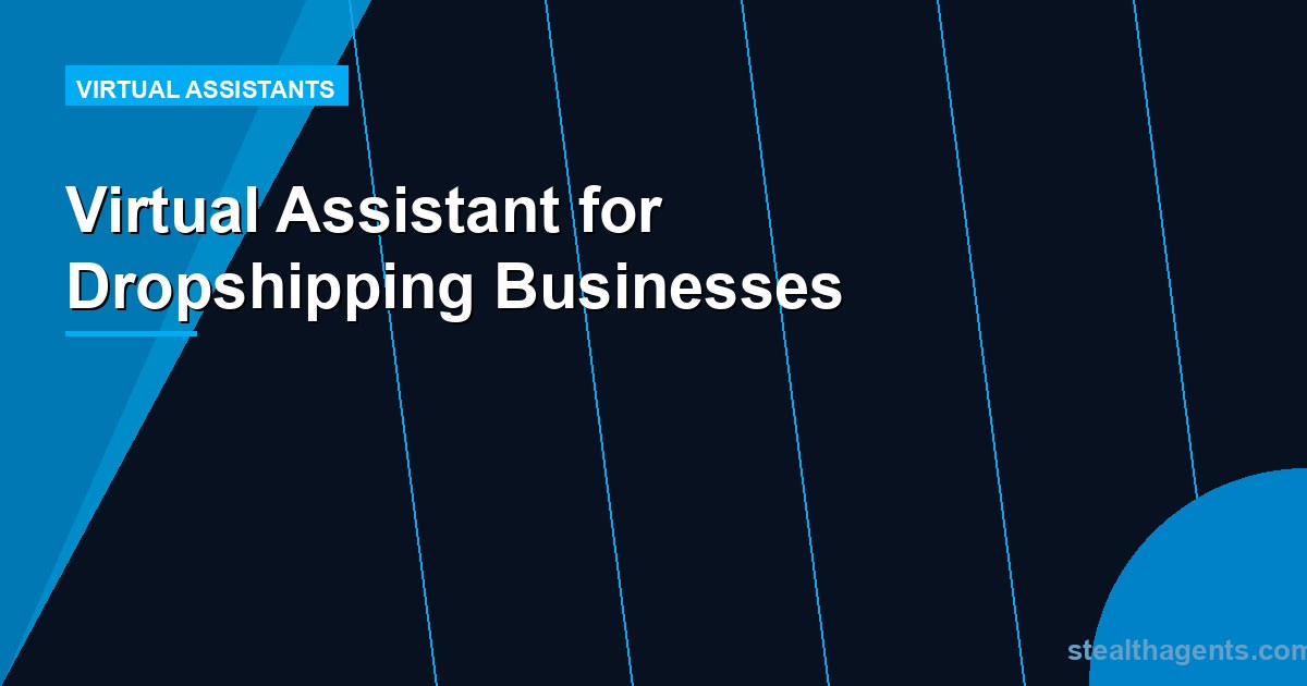 Virtual Assistant for Dropshipping Businesses: What They Do and Why You Need One