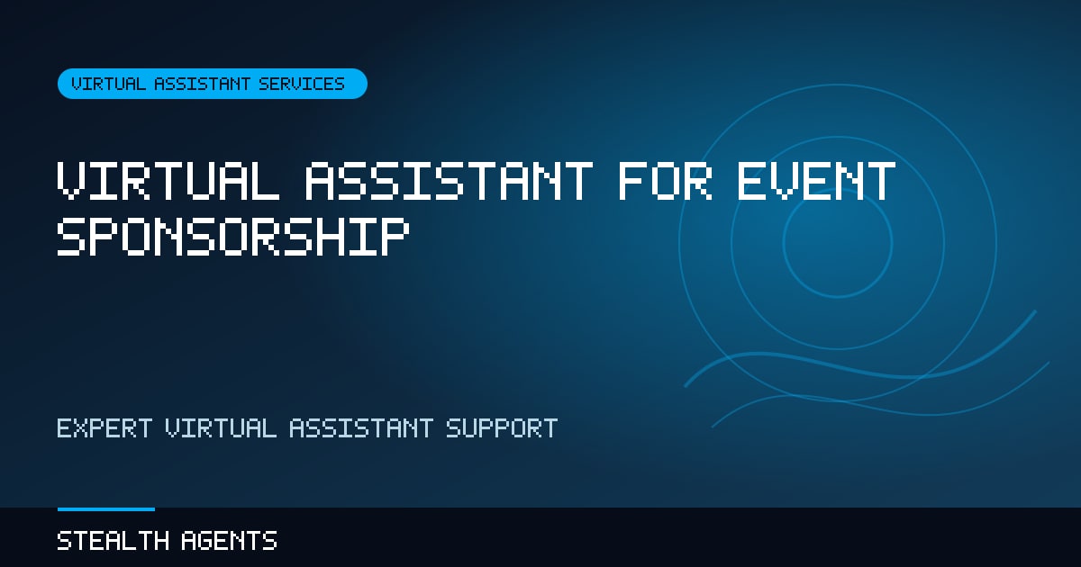 Virtual Assistant for Event Sponsorship