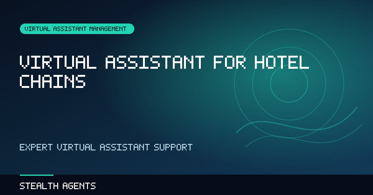 Virtual Assistant for Hotel Chains
