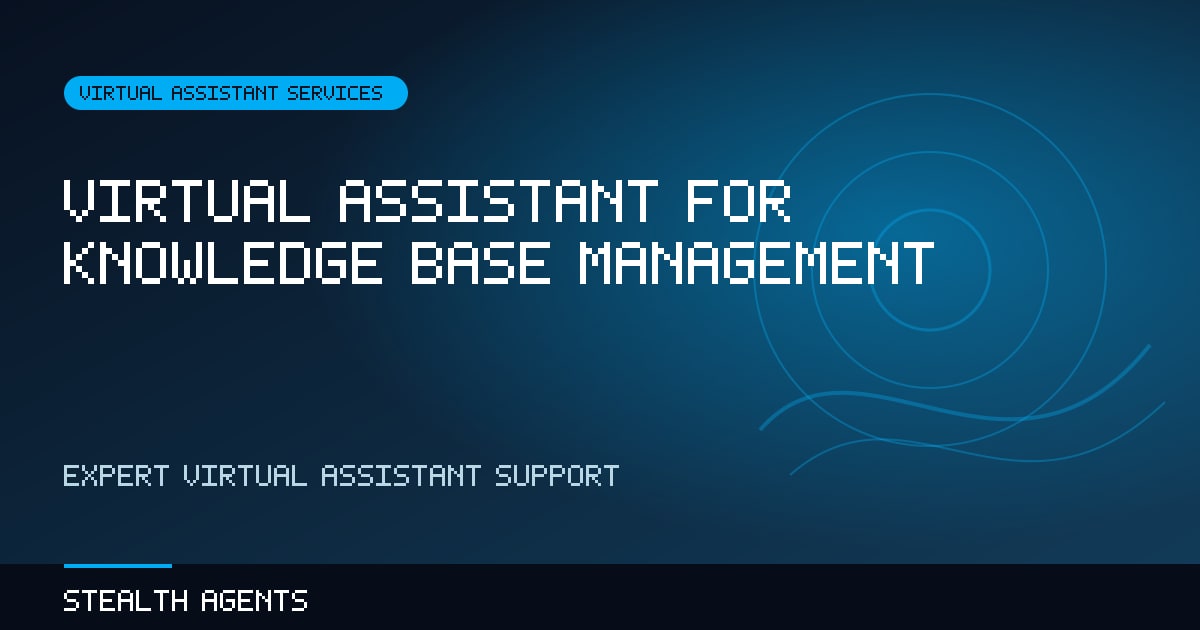 Virtual Assistant for Knowledge Base Management