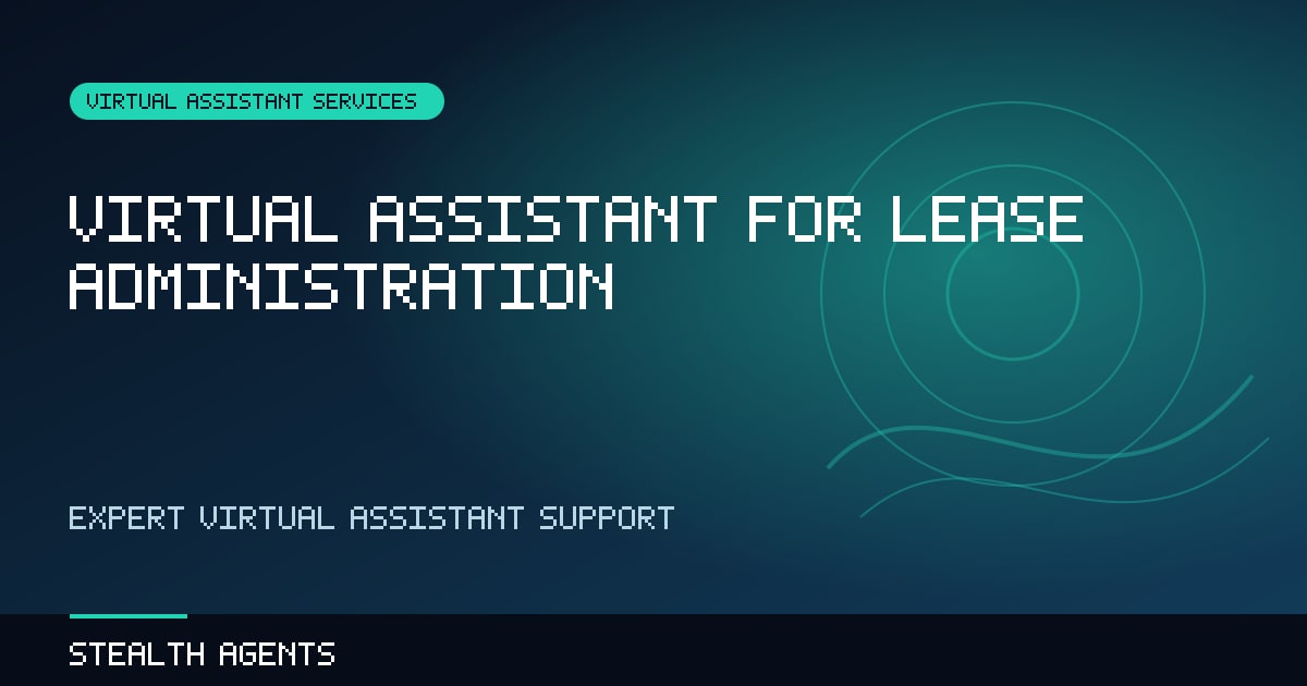 Virtual Assistant for Lease Administration